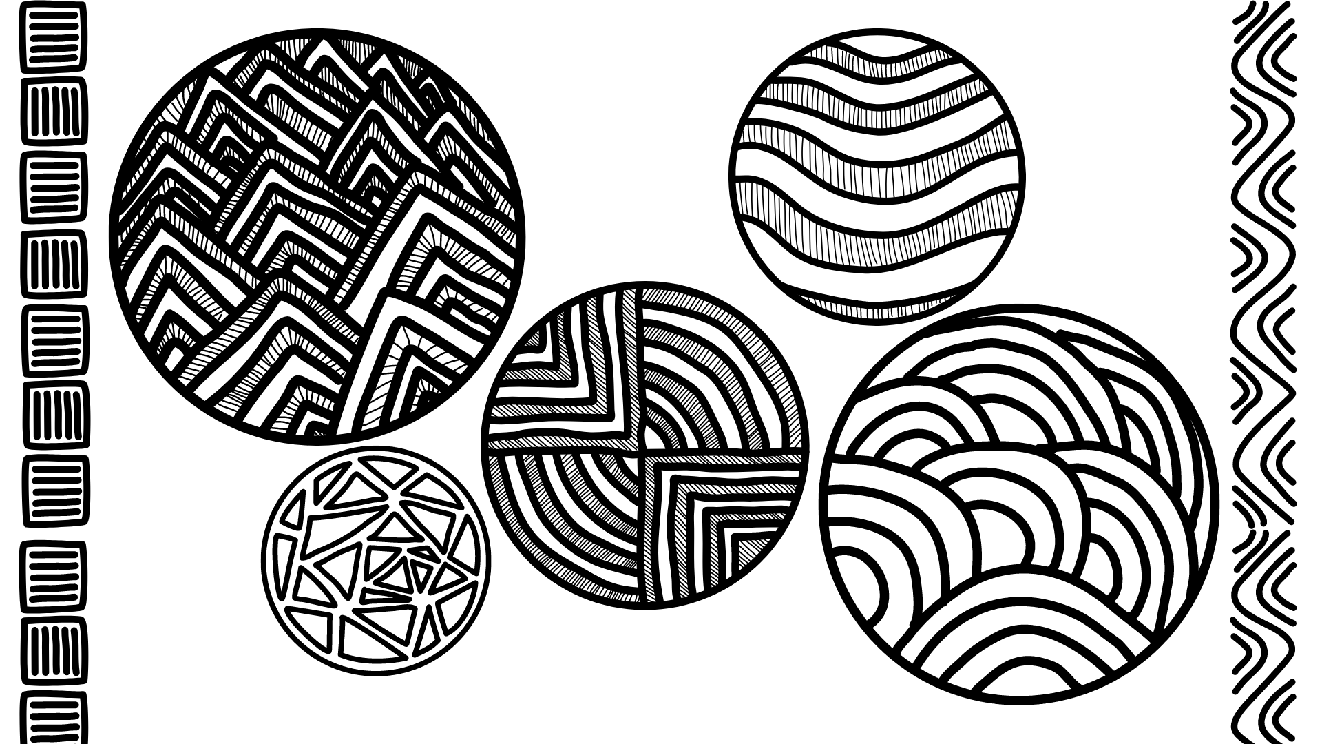 Easy Zentangle Patterns